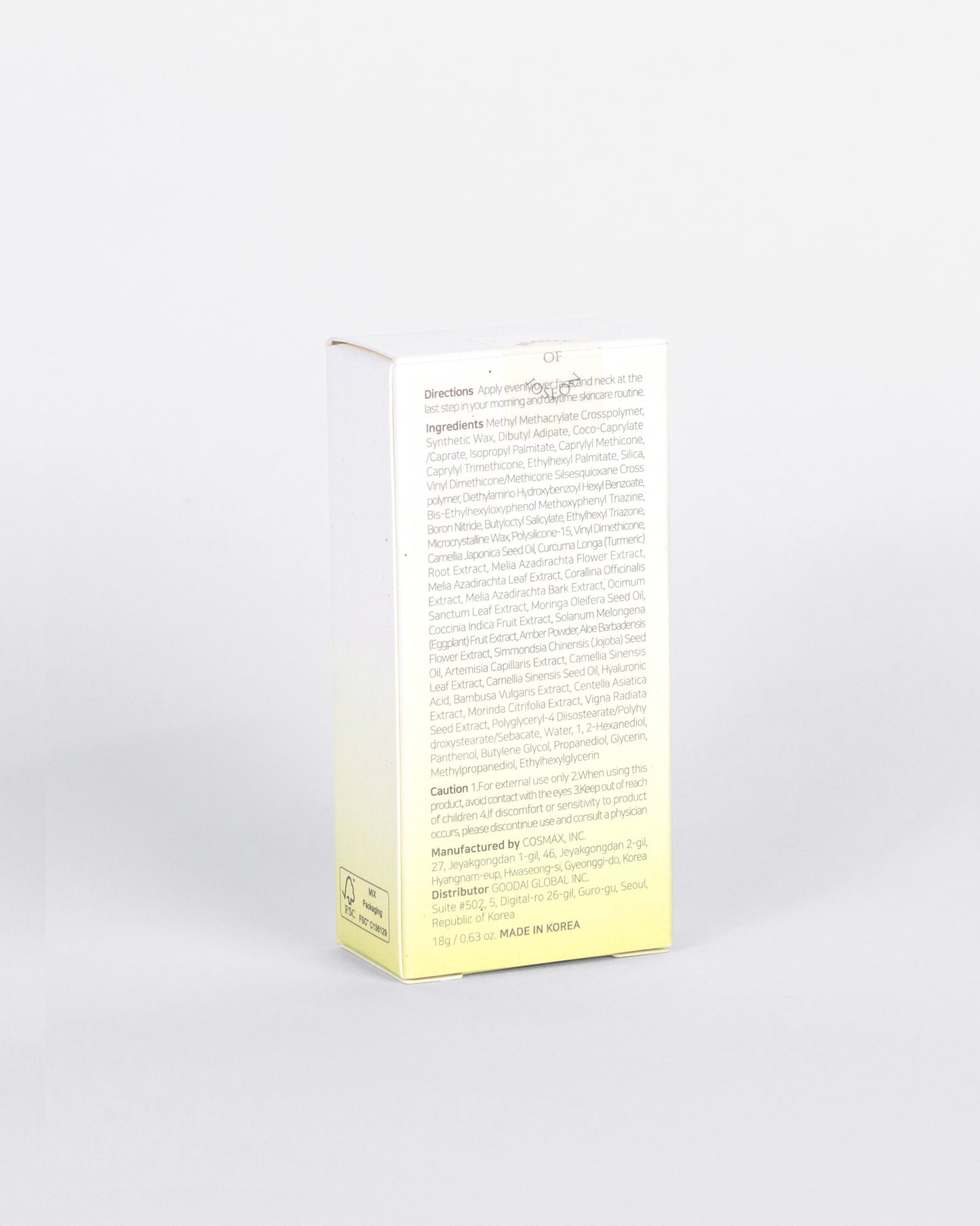 Matte Sun Stick: Mugwort + Camilia (Protector Solar)