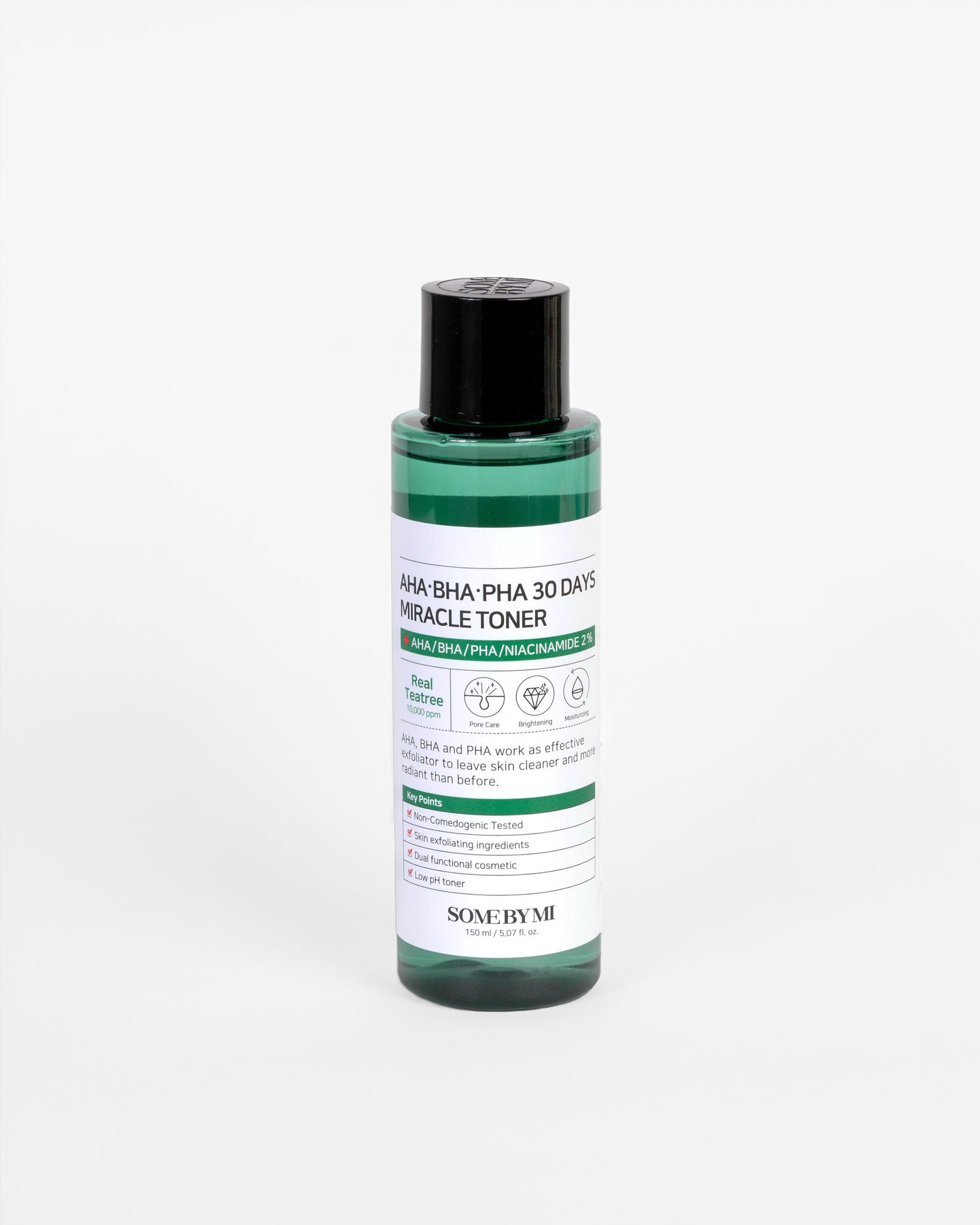 Some By Mi AHA BHA PHA 30 Days Miracle Toner – Tónico exfoliante suave con ácidos AHA, BHA y PHA para limpiar poros, controlar grasa y mejorar la textura de la piel.