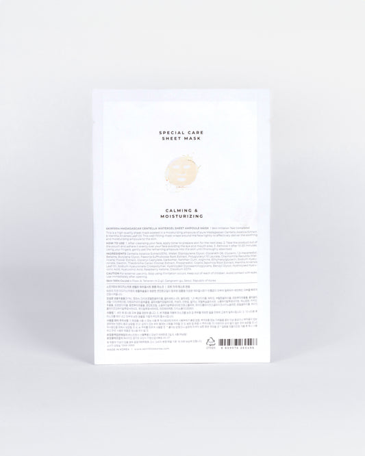 Madagascar Centella Watergel Sheet Ampoule Mask (Mascarilla)