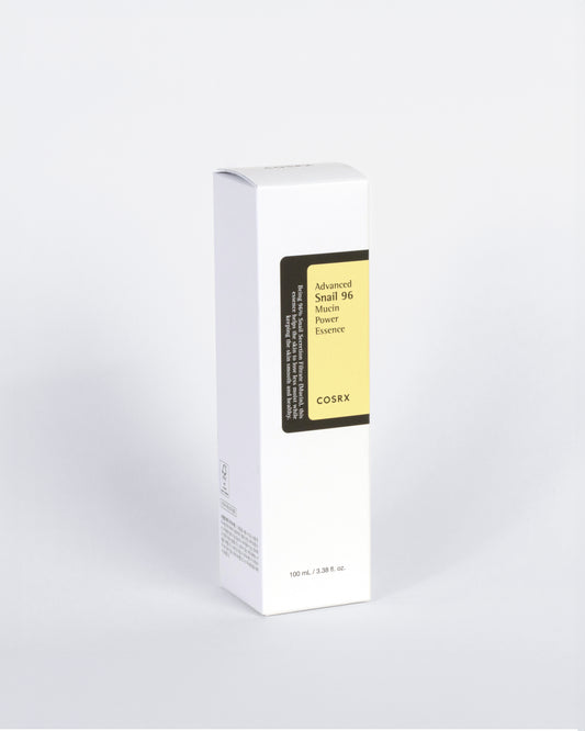 COSRX Advanced Snail 96 Mucin Power Essence – Esencia ultra hidratante con 96% de mucina de caracol para reparar, calmar y mejorar la elasticidad de la piel.
